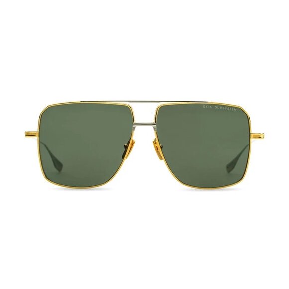 NEW  DITA SUNGLASSES GREEN GOLD SILVER MEN EYEWEAR DITA - Picture 2 of 4